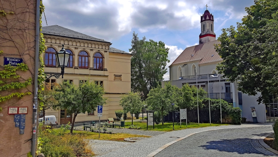 Erkunden Sie den Johannisplatz in Löbau.