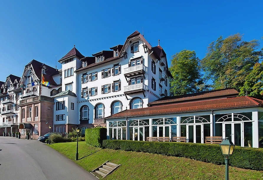 Außenansicht Ihres Wellnesshotels Palmenwald Schwarzwaldhof in Freudenstadt