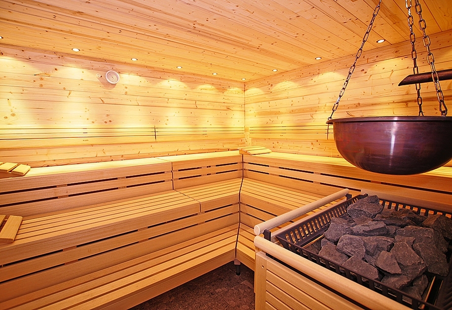 Entspannen Sie in der Sauna des Hotels Stadt Breisach.