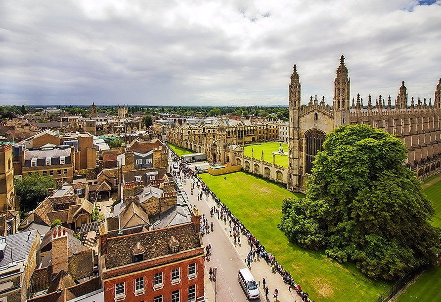 Cambridge ist vor allem wegen der renommierten Cambridge University bekannt.