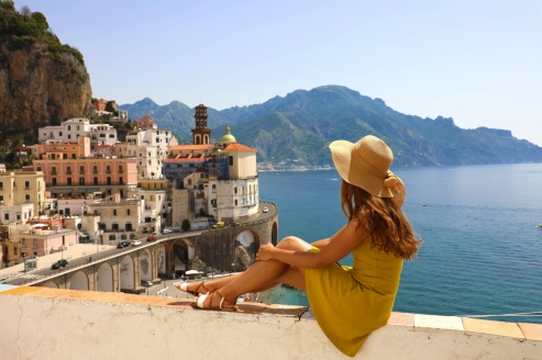 An der Amalfiküste erwarten Sie wunderschöne Panoramablicke.