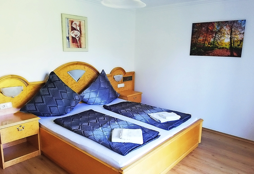 Beispiel eines Schlafzimmers im Appartement