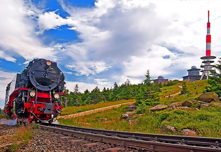 Wie wäre es mit einer Fahrt mit der Schmalspurbahn hoch auf den Brocken?