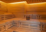 Wohltuende Entspannung für Köper und Geist bietet die Sauna.