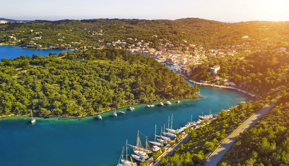 Einen traumhaften Anblick bietet Gaios, die Hauptstadt von Paxos.