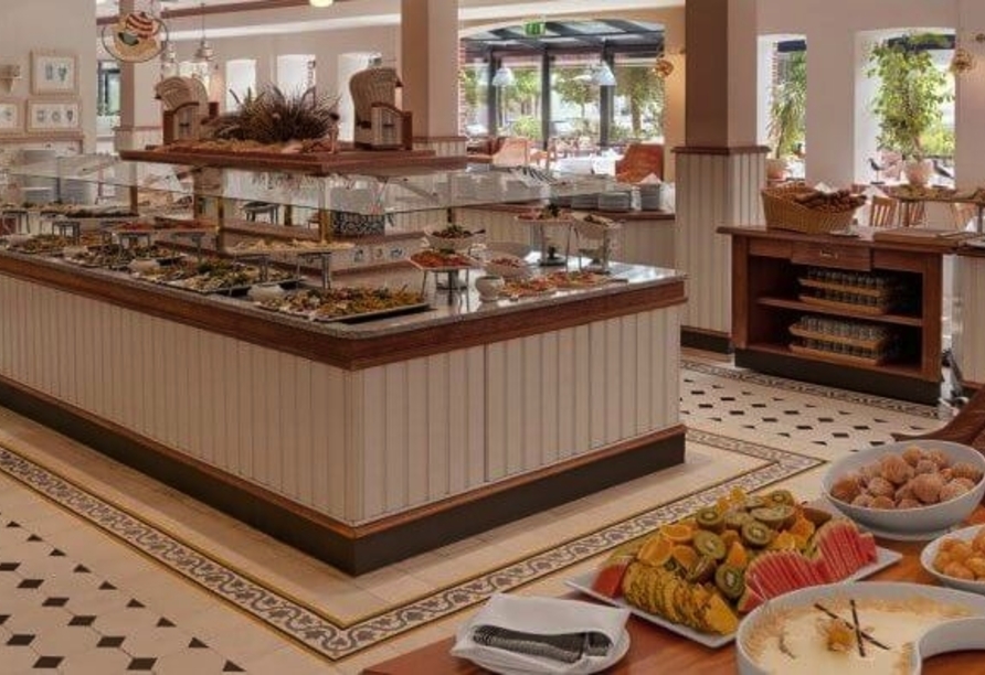 Buffet im Restaurant.