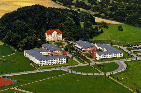 Luftaufnahme vom Precise Resort Rügen.