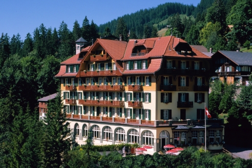 Hotel Belvédère, Wengen, Schweiz, Außenansicht
