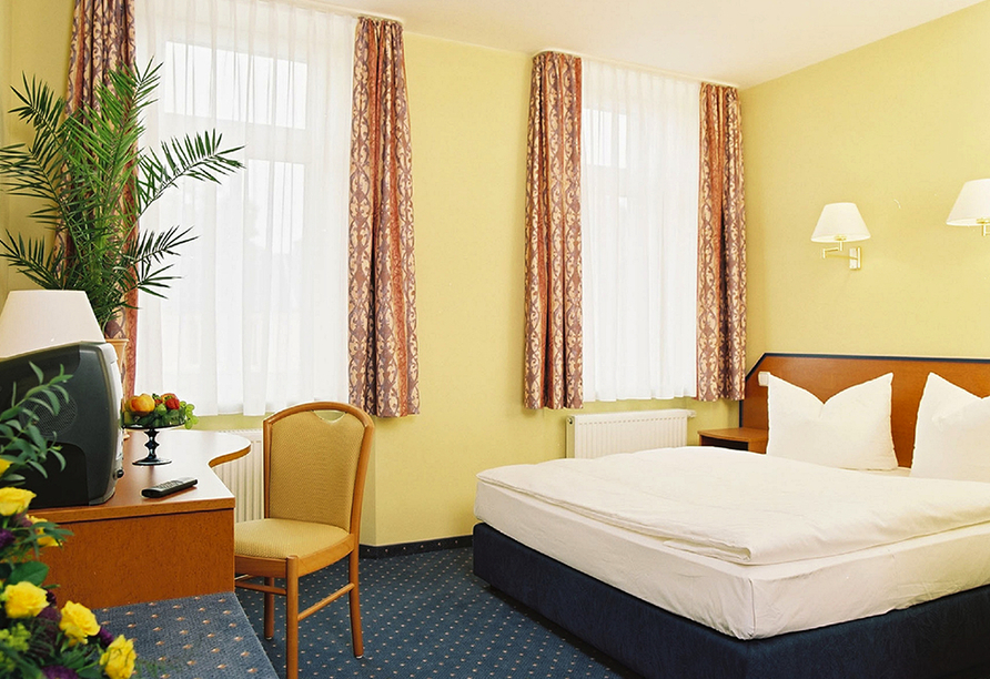 Beispiel eines Zimmers im Hotel Amadeus Dresden
