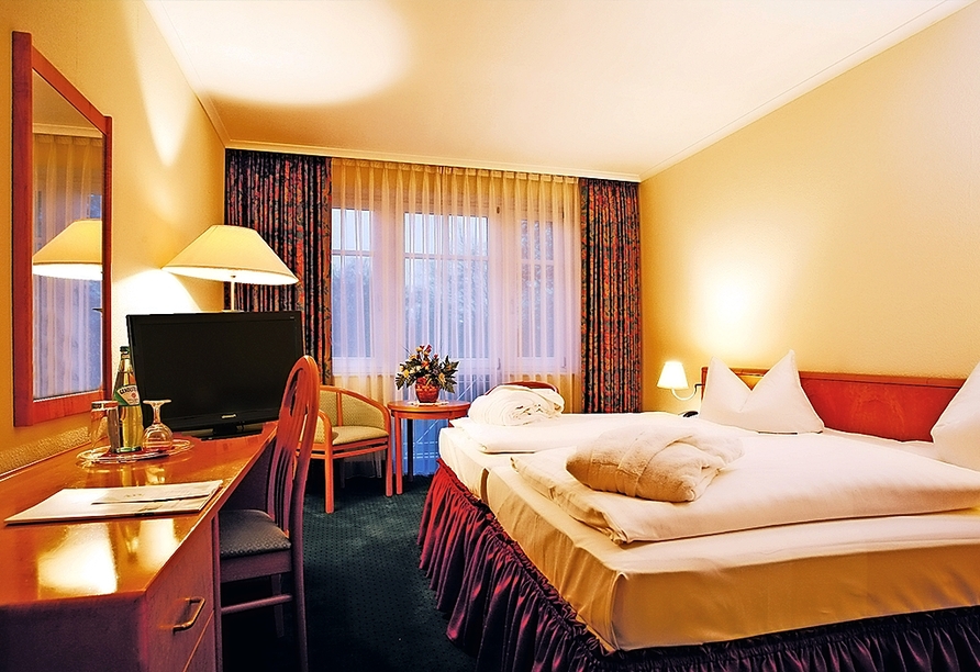 Beispiel eines Zimmers im Park Hotel Fasanerie Neustrelitz