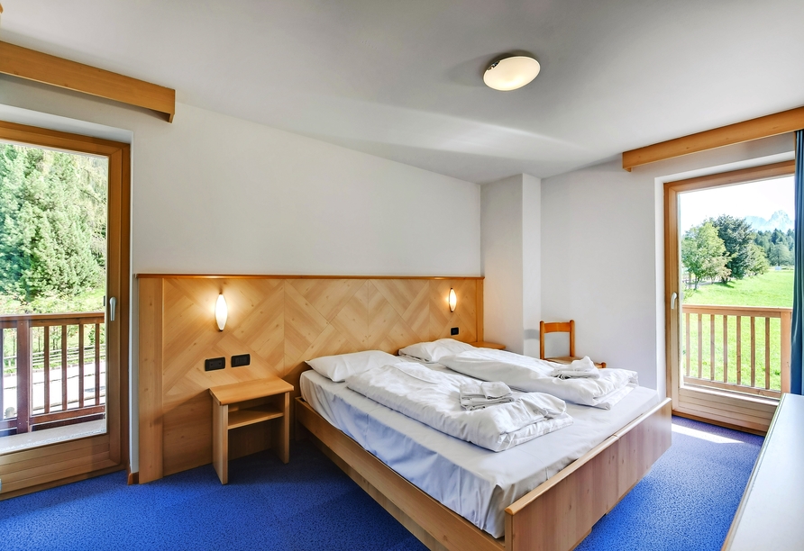 Beispiel eines Doppelzimmers Standard im Hotel Bellamonte