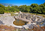 Besuchen Sie das Amphitheater von Butrint bei Ihrem Ausflug.