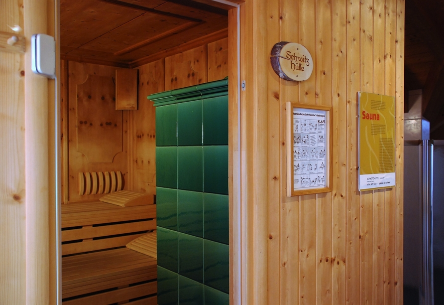 Hotel Crystal Engelberg, Beispiel Sauna