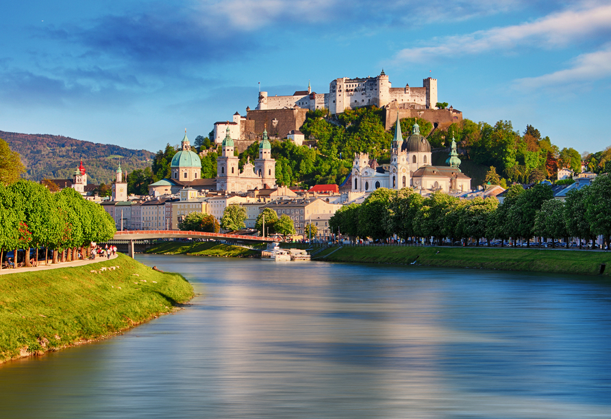 Die Mozartstadt Salzburg ist ein Highlight während Ihrer Reise!