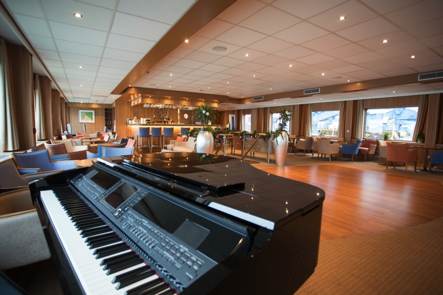 Die Lounge an Bord der De Amsterdam