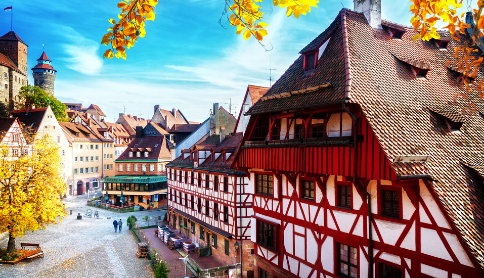 Die Nürnberger Altstadt ist mit ihren Fachwerkhäusern besonders schön.