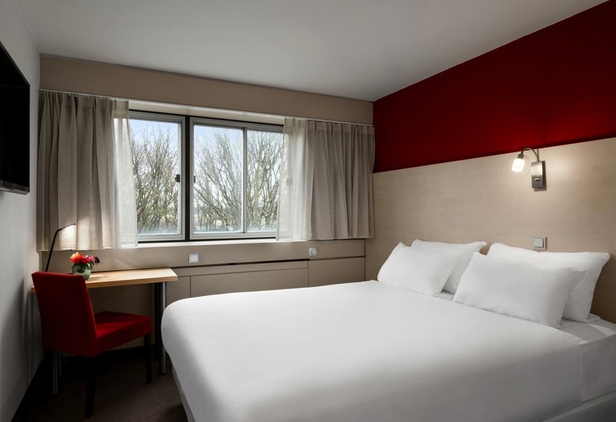 Beispiel eines Doppelzimmers im Hotel NH Noordwijk Conference Centre Leeuwenhorst
