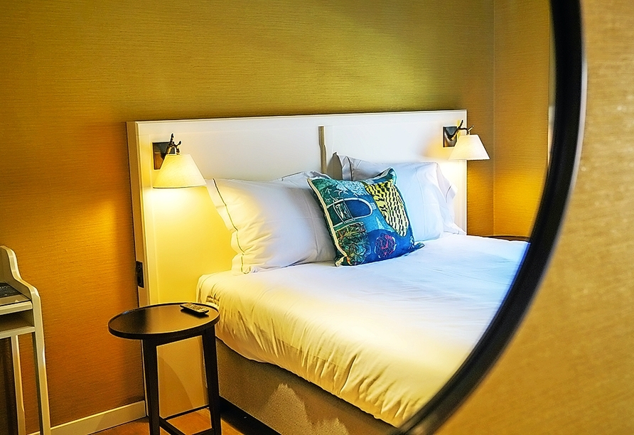 Beispiel eines Doppelzimmers Komfort im The Fallon Hotel Alkmaar