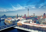 Auch oder gerade im Winter sieht die Skyline von Berlin einfach besonders aus.