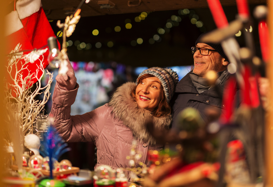 Genießen Sie Ihre Zeit auf den schönsten Weihnachtsmärkten an Rhein, Main und Mosel.