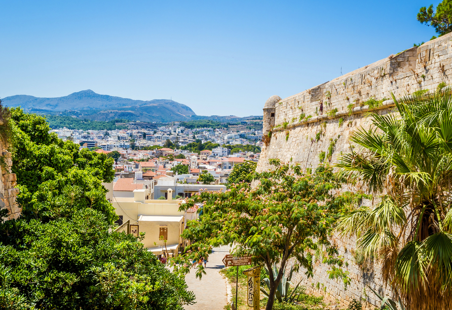 In Rethymnon befindet sich auch eine beeindruckende Festung.
