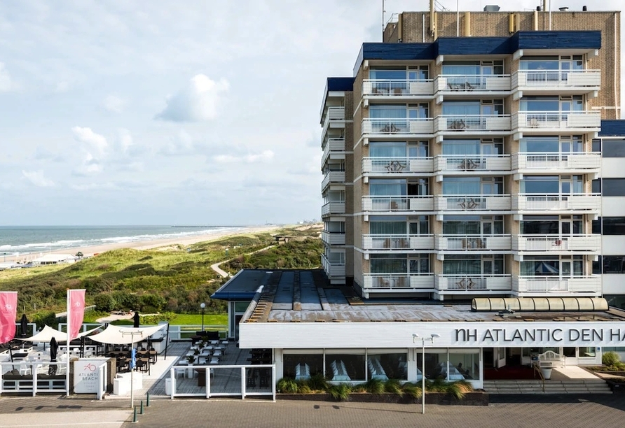 Herzlich willkommen im Hotel NH Atlantic Den Haag, dirket an der Nordsee.