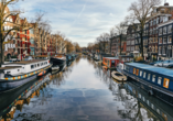 Die winterlichen Grachten in Amsterdam