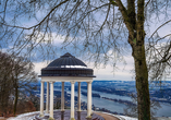 Der Niederwalddenkmal bietet einen herrlichen Blick über das Rheintal.