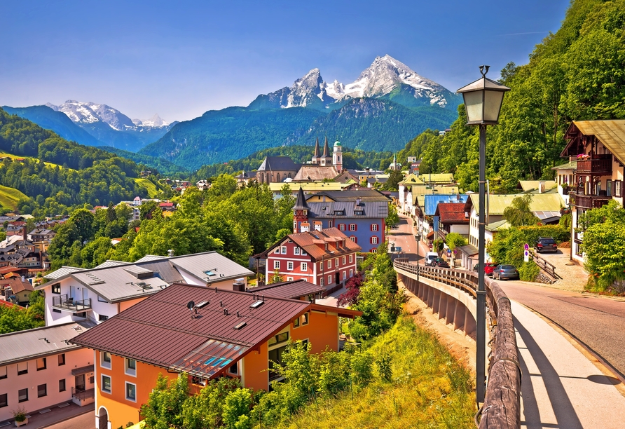 In Berchtesgaden werden Sie von einem einmaligen Bergpanorama begrüßt.