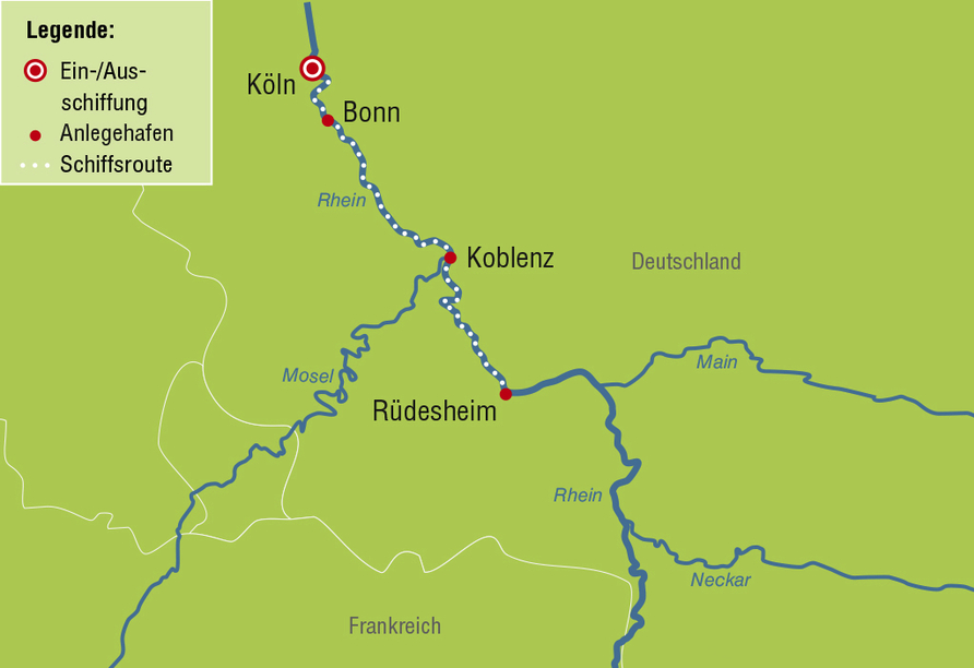 MS Amelia ab/an Köln