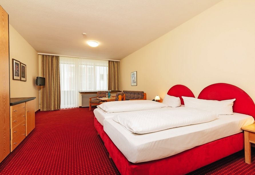 Morada Hotel Bad Wörishofen, Beispiel eines Doppelzimmers