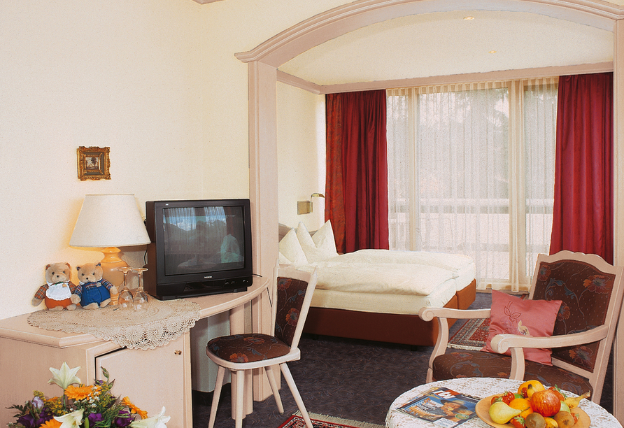 Beispiel eines Doppelzimmers im Hotel-Gasthof Resengörg