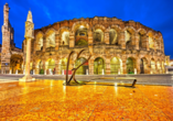 Die imposante Arena von Verona wird Sie begeistern.