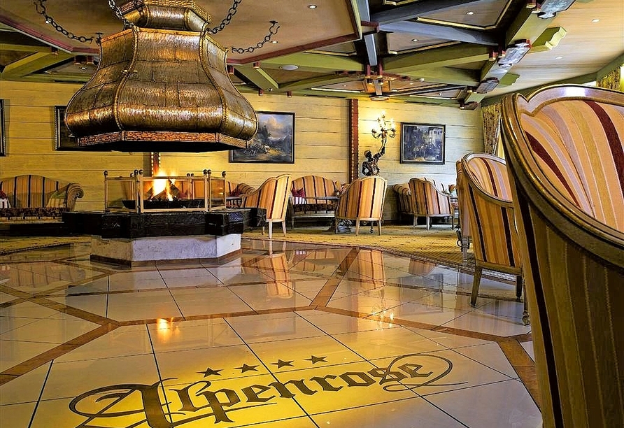 Hotel Resort Alpenrose, Kaminsaal