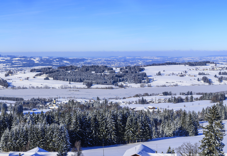 Winterliches Allgäu nahe Kempten