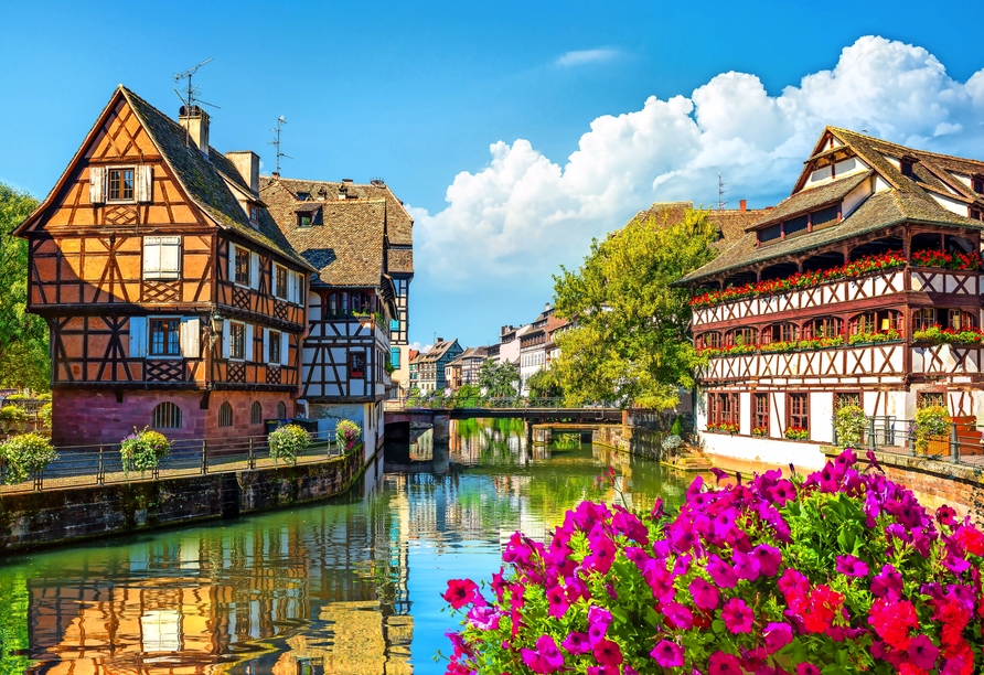 Freuen Sie sich auf das malerische Straßburg.