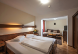 Beispiel eines Doppelzimmers Komfort im Alpenhotel Edelweiss