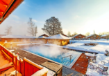 Im Wellness und Spa Bergerbad (ca. 500 m entfernt) lässt es sich auch im Winter herrlich entspannen.