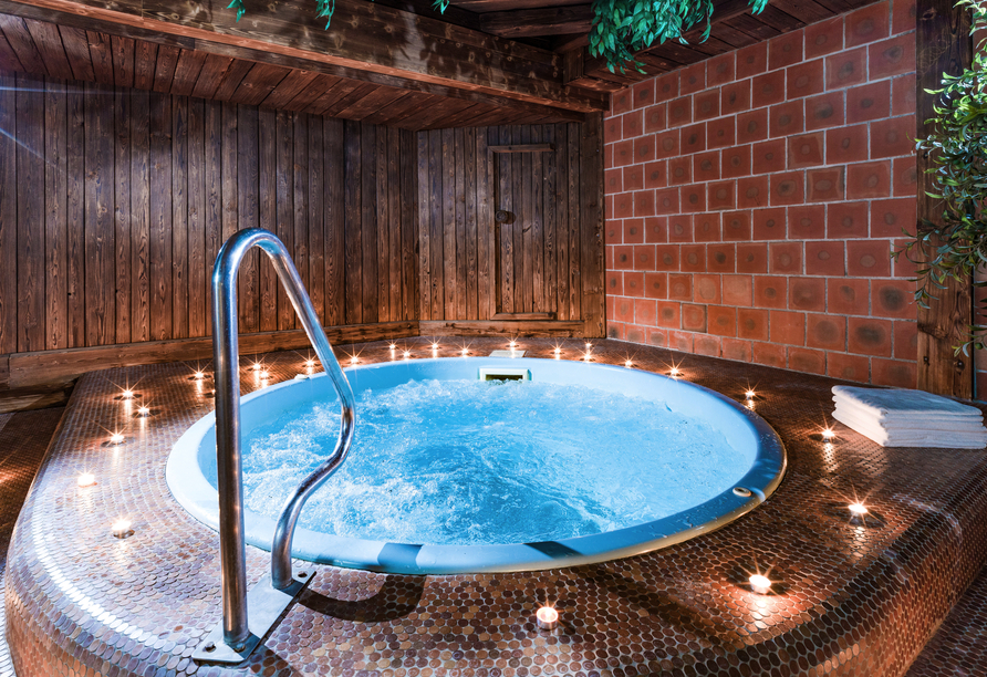 Ein Bad im Whirlpool wirkt Wunder!