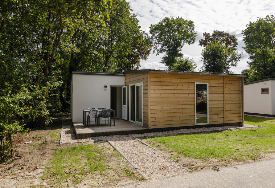 Beispiel eines Chalets im Roompot Vakantiepark Kijkduin