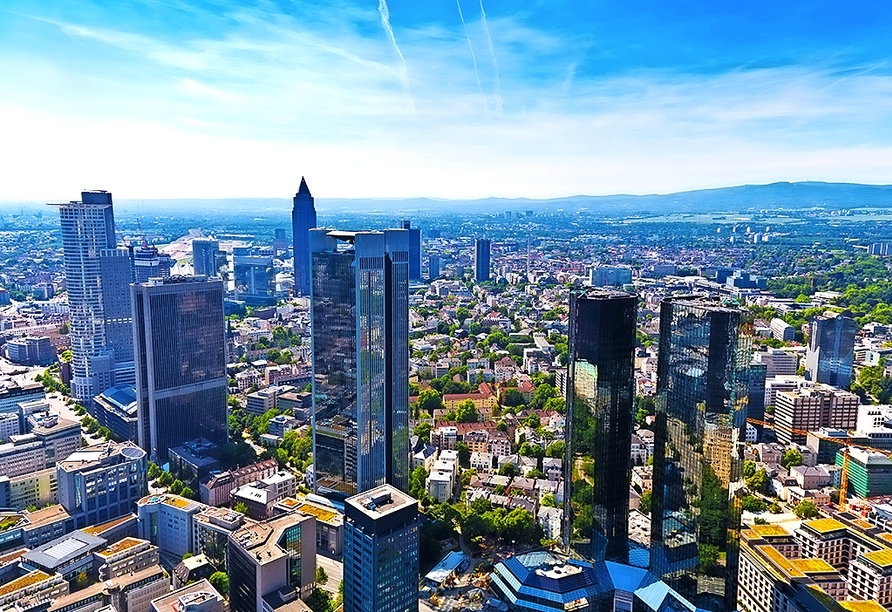 Die Großstadt Frankfurt bietet eine große Bandbreite an Unternehmungsmöglichkeiten. 