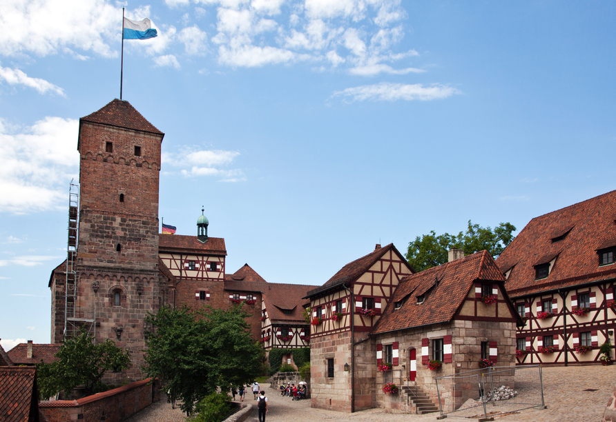 Die Kaiserburg ist das Wahrzeichen der Frankenmetropole.