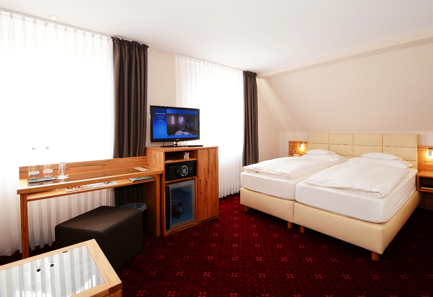 Beispiel eines Doppelzimmers Komfort im Ringhotel Nidersachsen