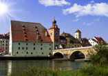 Genießen Sie herrliche Ausblicke auf Regensburg,