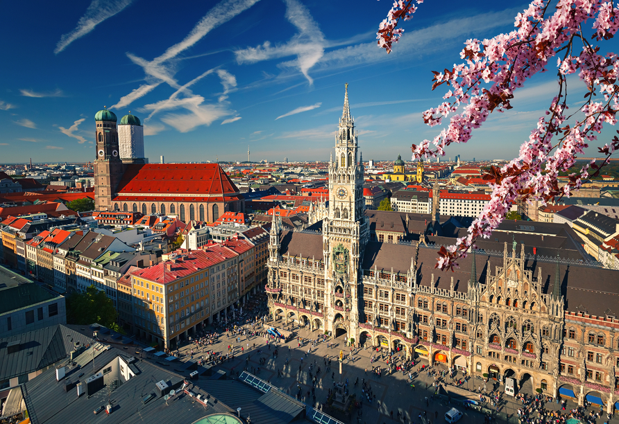 Ein Ausflug in die bayerische Landeshauptstadt München ist möglich.