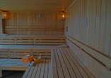 Erholen Sie sich in der Finnischen Sauna des Hotels. 