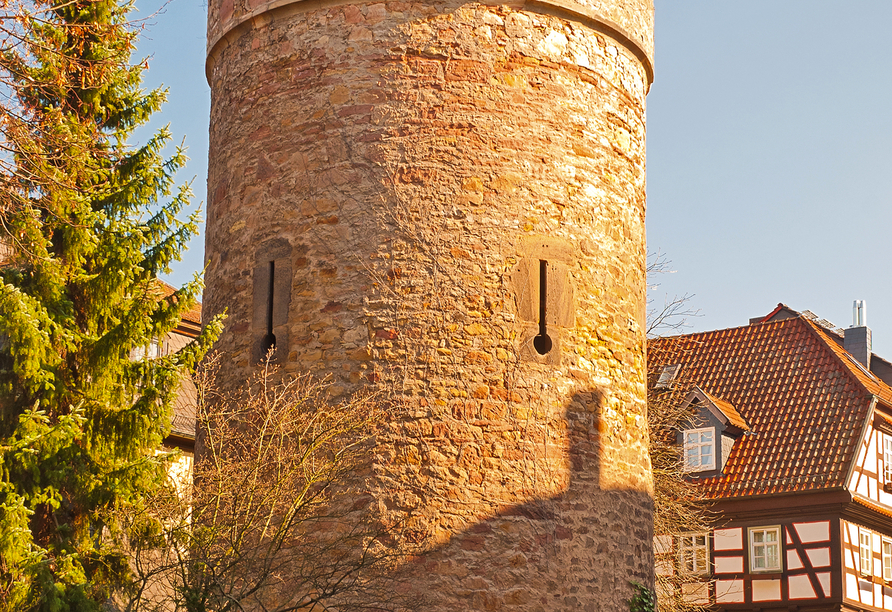 Eine großartige Aussicht bietet der Fuldaer Hexenturm – vor allem bei Sonnenuntergang.