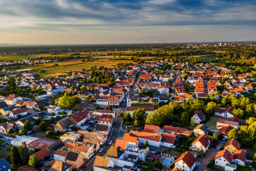 Blick vom Römerberg auf Speyer