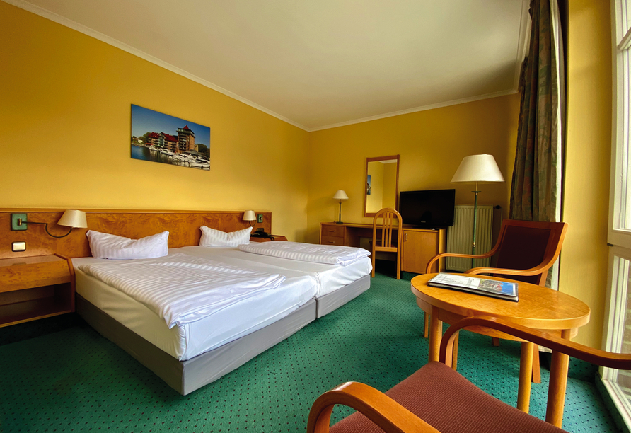 Beispiel eines Doppelzimmers im Park Hotel Fasanerie Neustrelitz