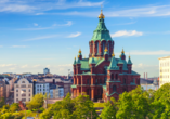 ... und die orthodoxe Uspenski-Kathedrale in Helsinki.